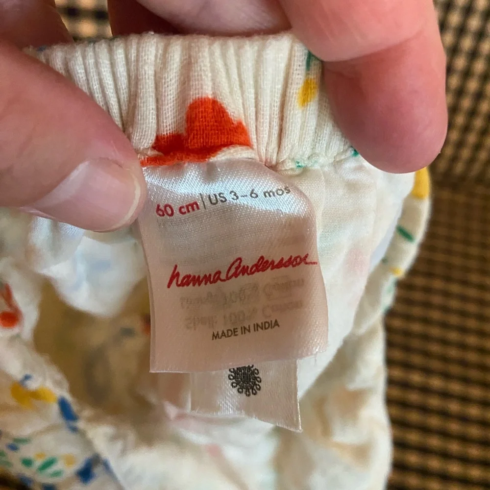 Hanna Andersson Red and Yellow Diaper Covers